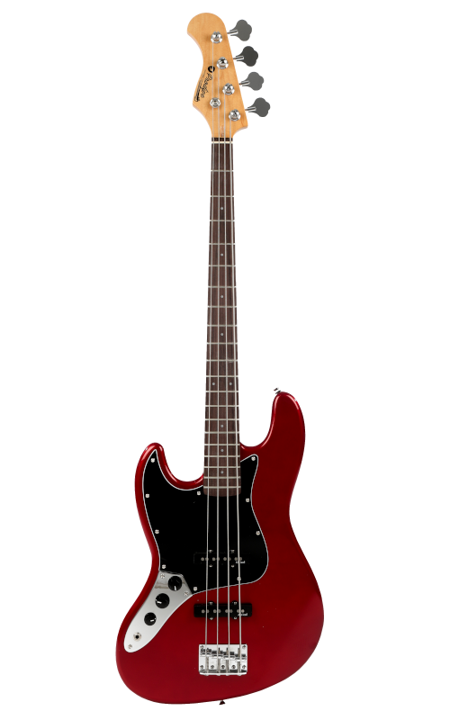 Prodipe JB80 RA Candy Red left-Handed bass